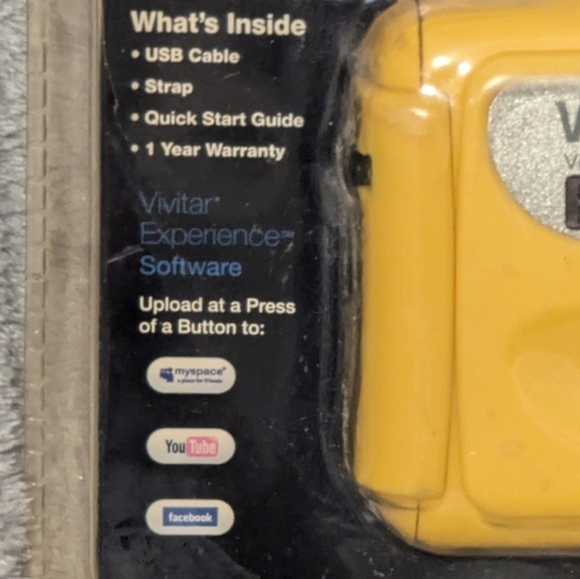 Vivatar underwater camera 2009 vintage yellow - Picture 2 of 16